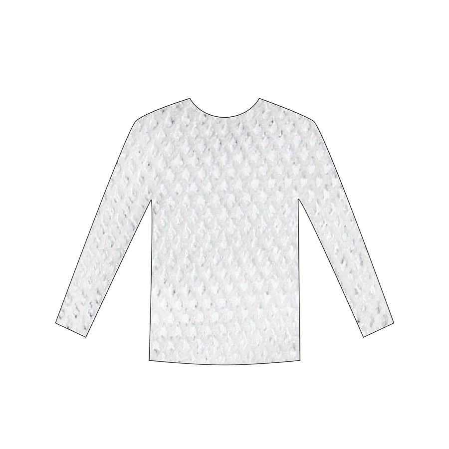 Fishnet Long Sleeve Top – view 4
