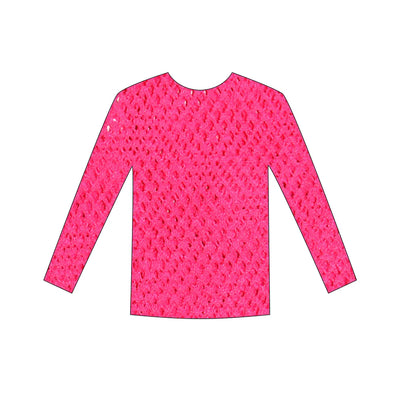 Fishnet Long Sleeve Top – view 7