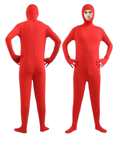 Kids & Adults Open Face Invisible Man Morph Suit Spandex Bodysuit – view 7