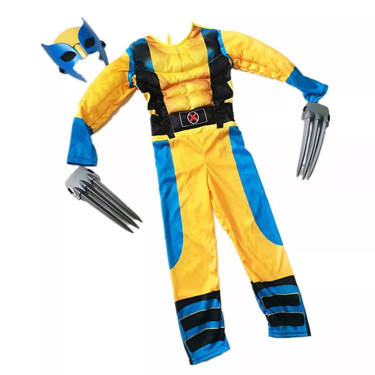 Kids Yellow Claw Superhero Costume – view 2