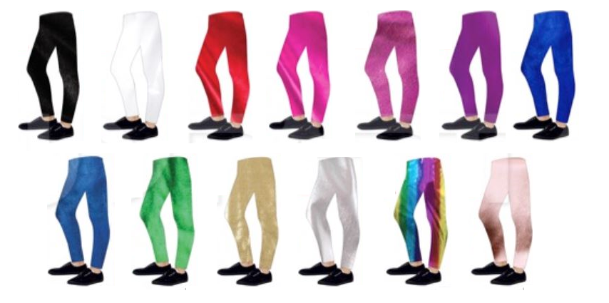 Adult Metallic Leggings