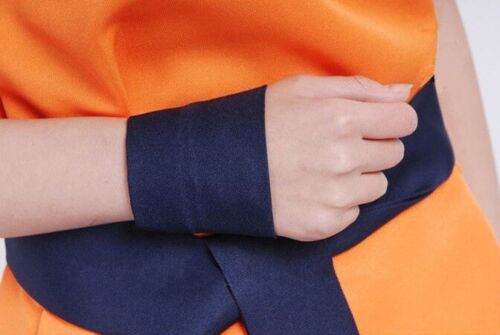 Adult Orange Anime Fighter Costume