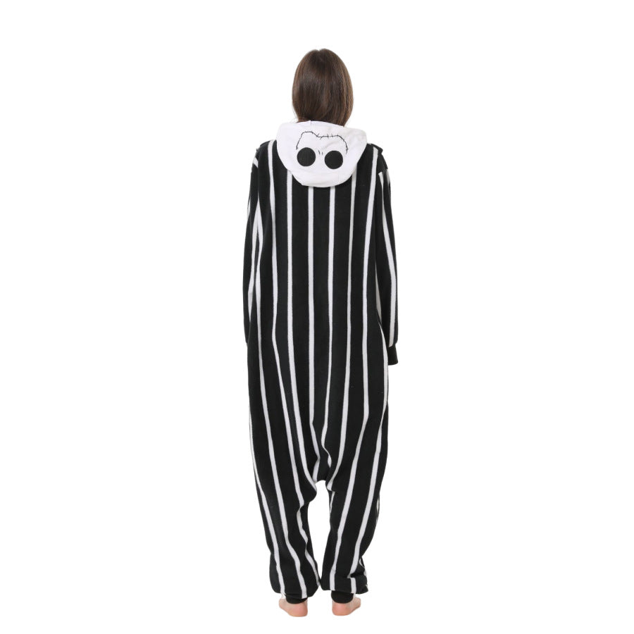 Adult Pumpkin King Skeleton Onesie – view 2