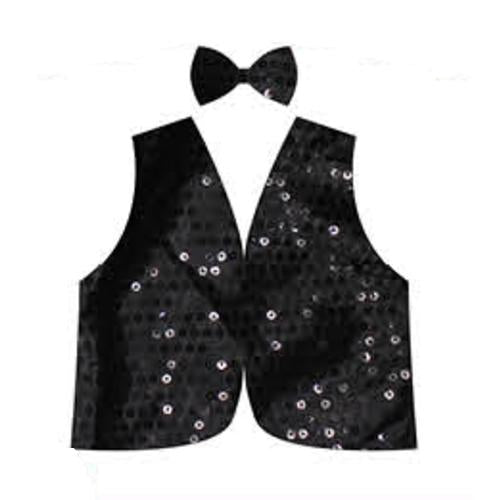 Adult Sequin Bow Tie & Vest Set – view 6