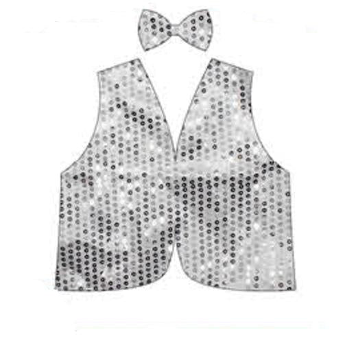 Adult Sequin Bow Tie & Vest Set – view 7