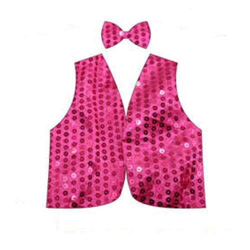 Adult Sequin Bow Tie & Vest Set – view 8