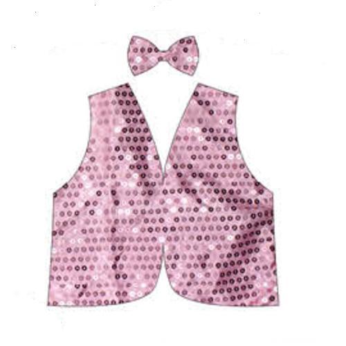 Adult Sequin Bow Tie & Vest Set – view 9