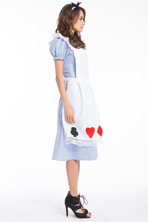 Girls Alice in Wonderland 12-14 Costume – view 3