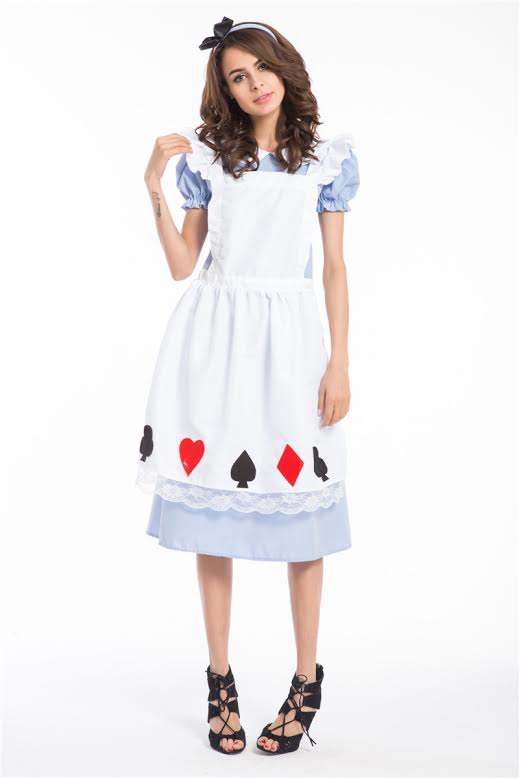 Girls Alice in Wonderland 12-14 Costume – view 2