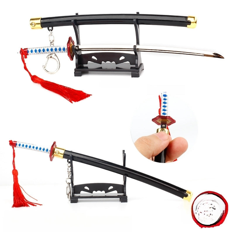 Anime Demon Hunter Mini Katana Keychain – view 2