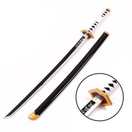 Anime Demon Hunter Water Fox Mask Wooden Sword