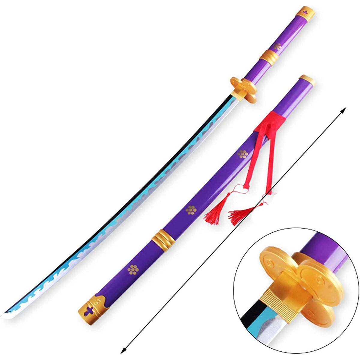Anime Pirate Enma-Style Swordsman Wooden Sword
