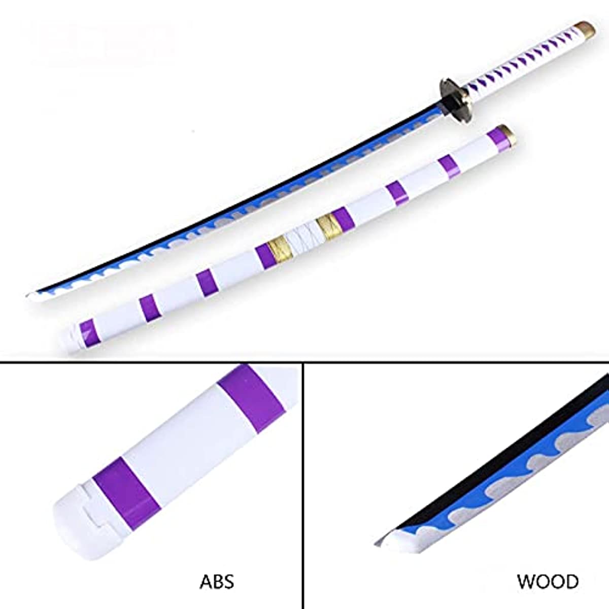 Anime Straw Hat Pirate Katana Wooden Sword – view 3