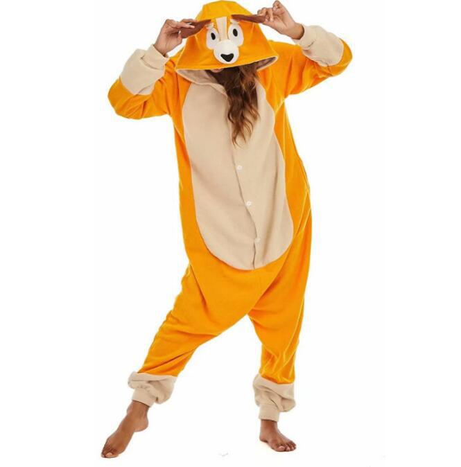 Orange Dog Kigurumi Onesie Pyjamas