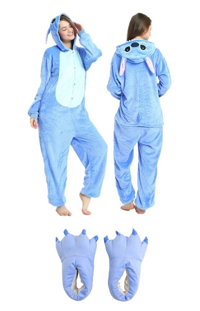 Blue Alien Character Kigurumi Onesie Pyjamas