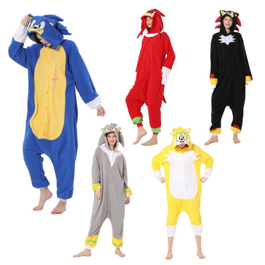 Blue Speed Hedgehog Kigurumi Onesie Pyjamas