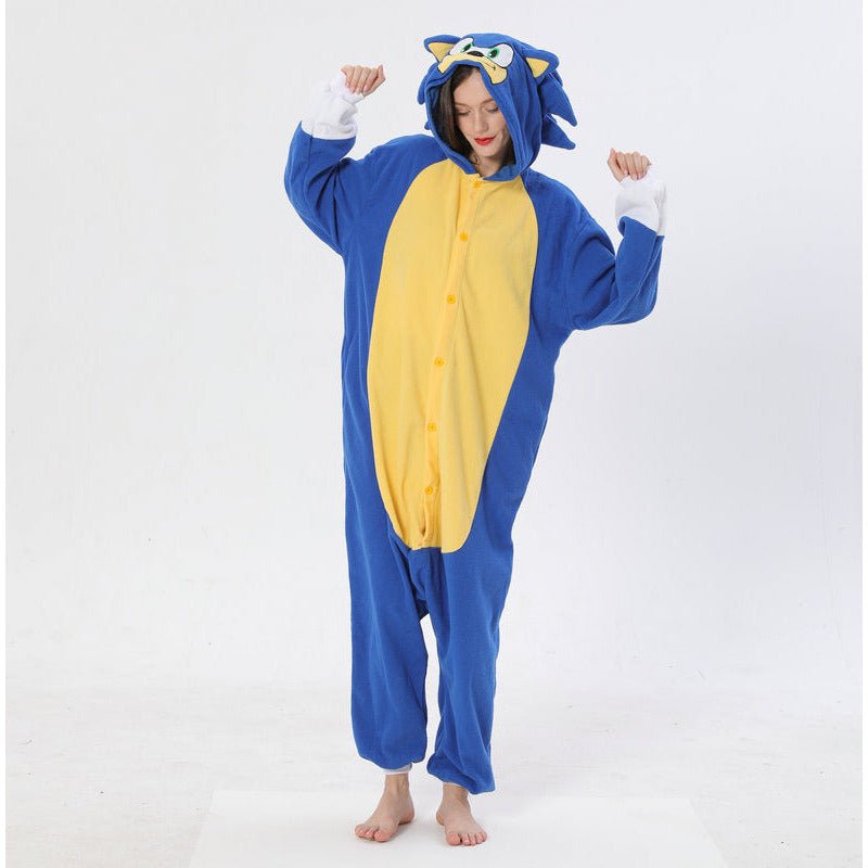 Blue Speed Hedgehog Kigurumi Onesie Pyjamas