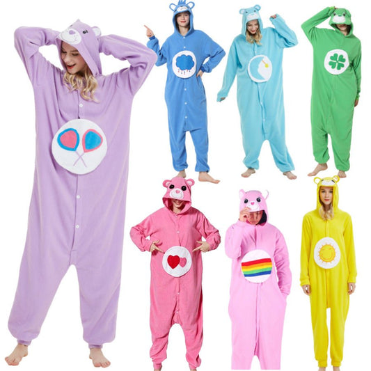 Rainbow Teddy Bear Kigurumi Onesie Pyjamas