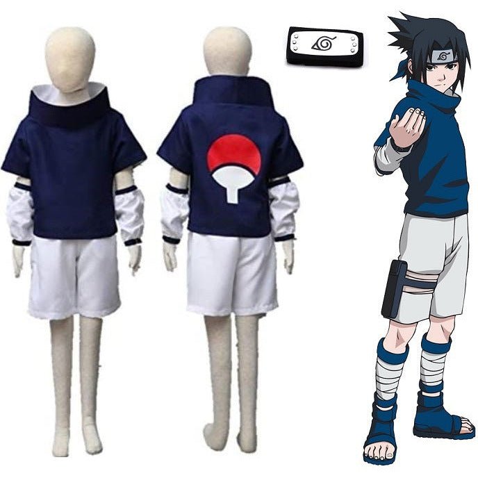 Dark Ninja Boy Anime Costume