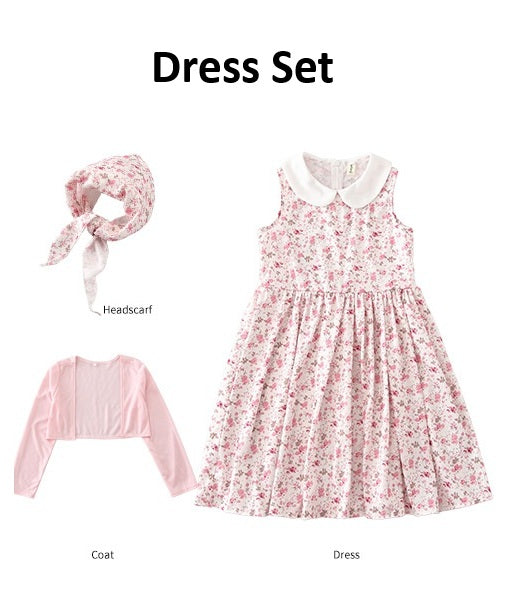 Girls Pink Old Lady Granny Costume – view 4