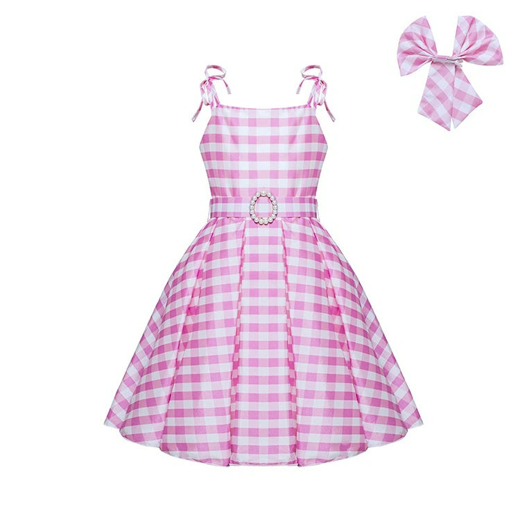 Girls Pink Doll Dress