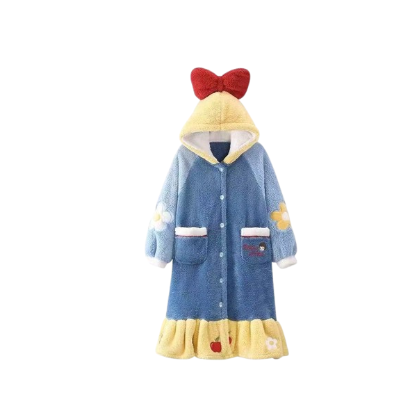Fairytale Princess Hooded Fleece Robe