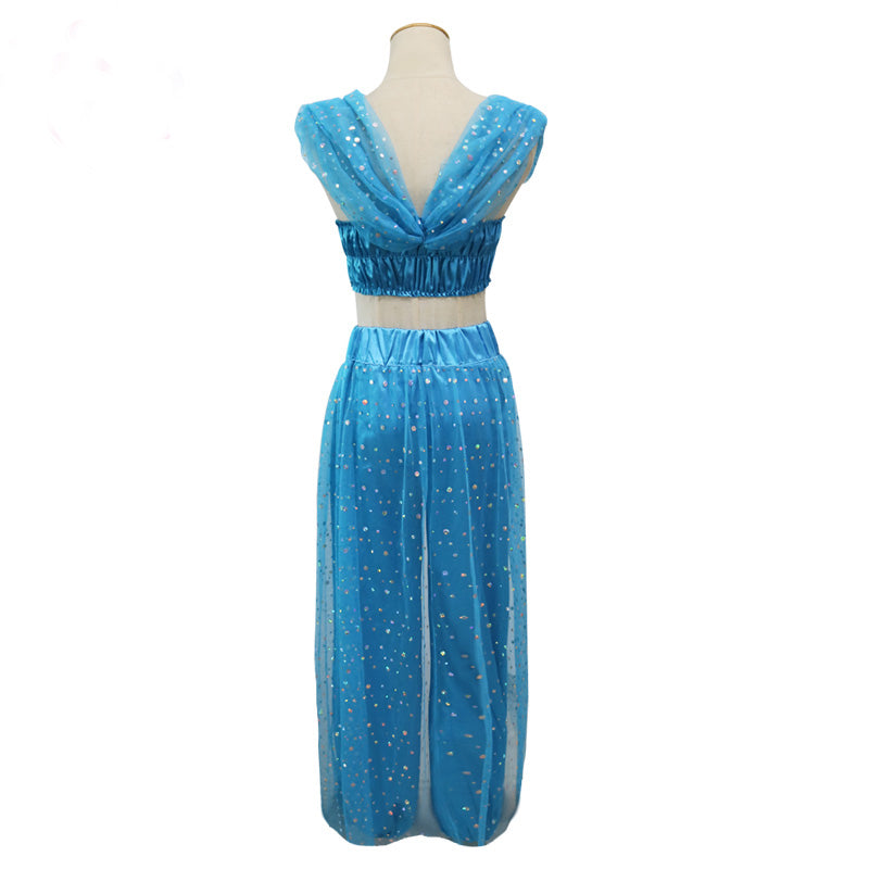 Women's Arabian Princess Blue Costume – view 2