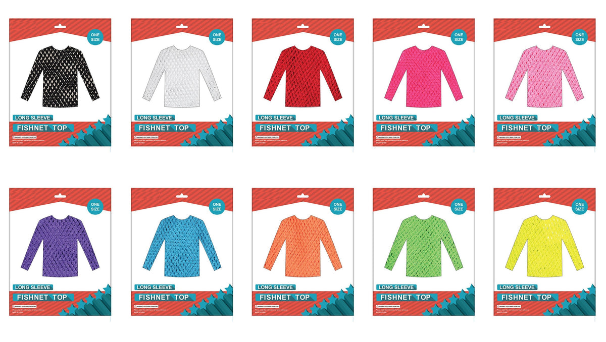 Fishnet Long Sleeve Top