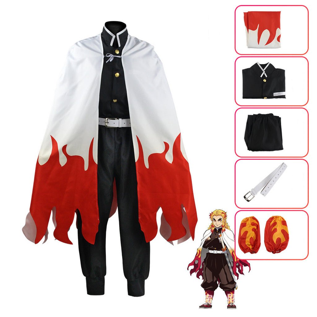 Flame Warrior Anime Costume