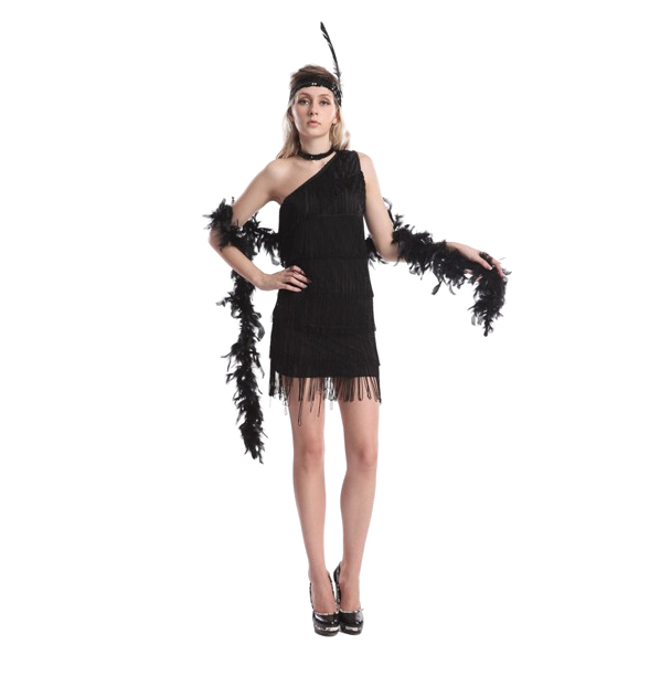 Women's 1920s Roaring Flapper Gatsby Costume – view 2