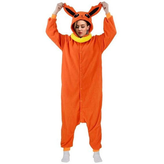 Fluffy Fire Fox Kigurumi Onesie Pyjamas