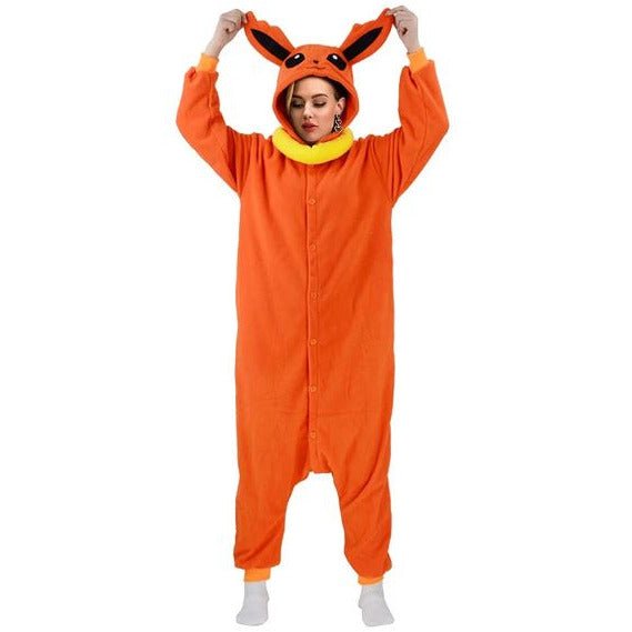 Fluffy Fire Fox Kigurumi Onesie Pyjamas