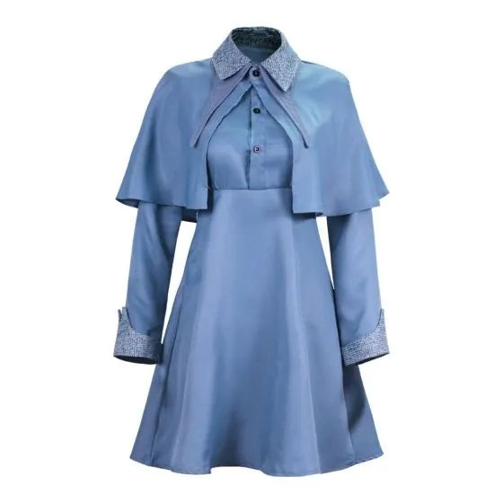 Women's Blue Academy Wizard School Witch Costume – view 2