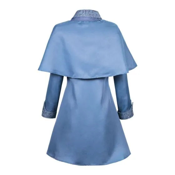 Women's Blue Academy Wizard School Witch Costume – view 3