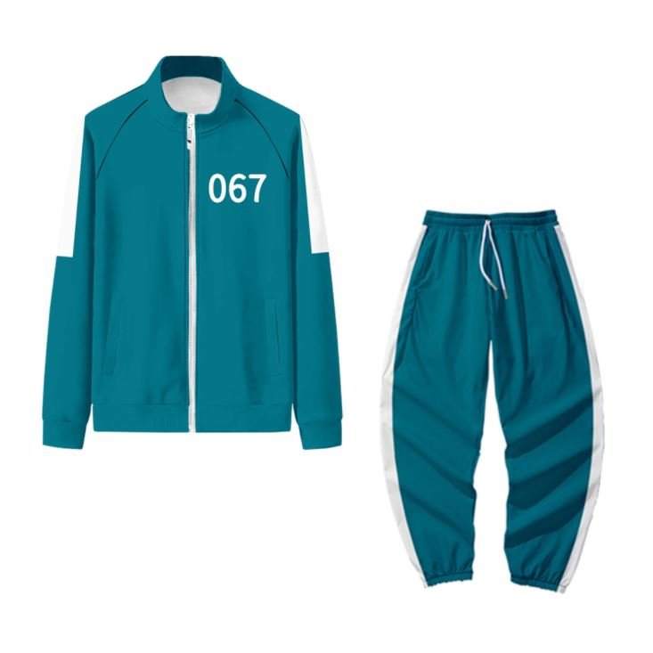 Game Contestant Teal Tracksuit