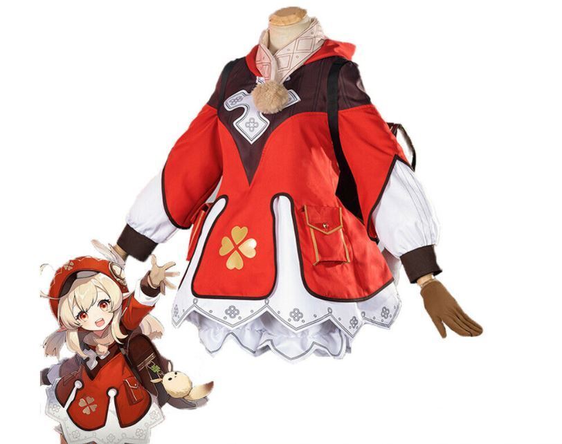 Red Adventure Mage Cosplay Costume