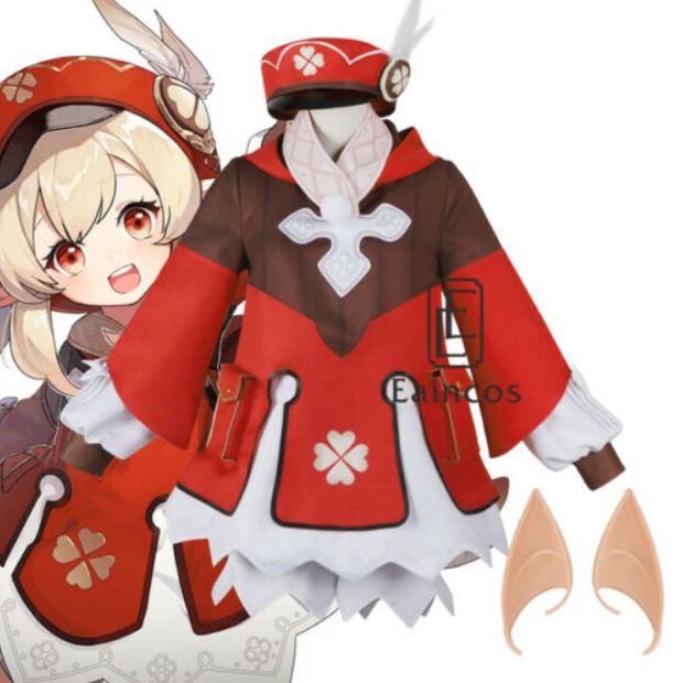 Red Adventure Mage Cosplay Costume