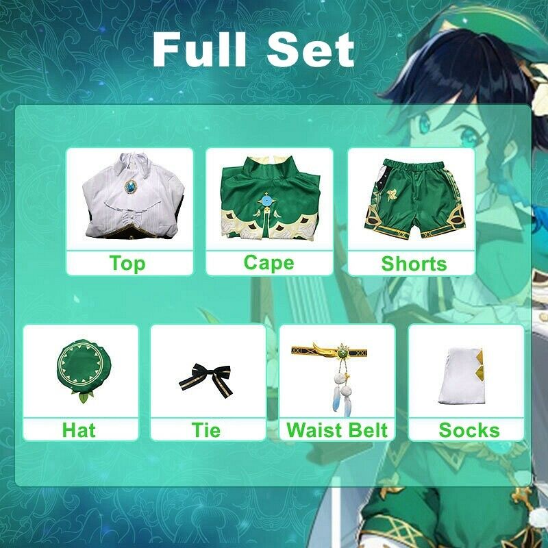 Green Bard Adventure Costume