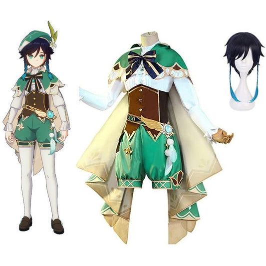 Green Bard Adventure Costume