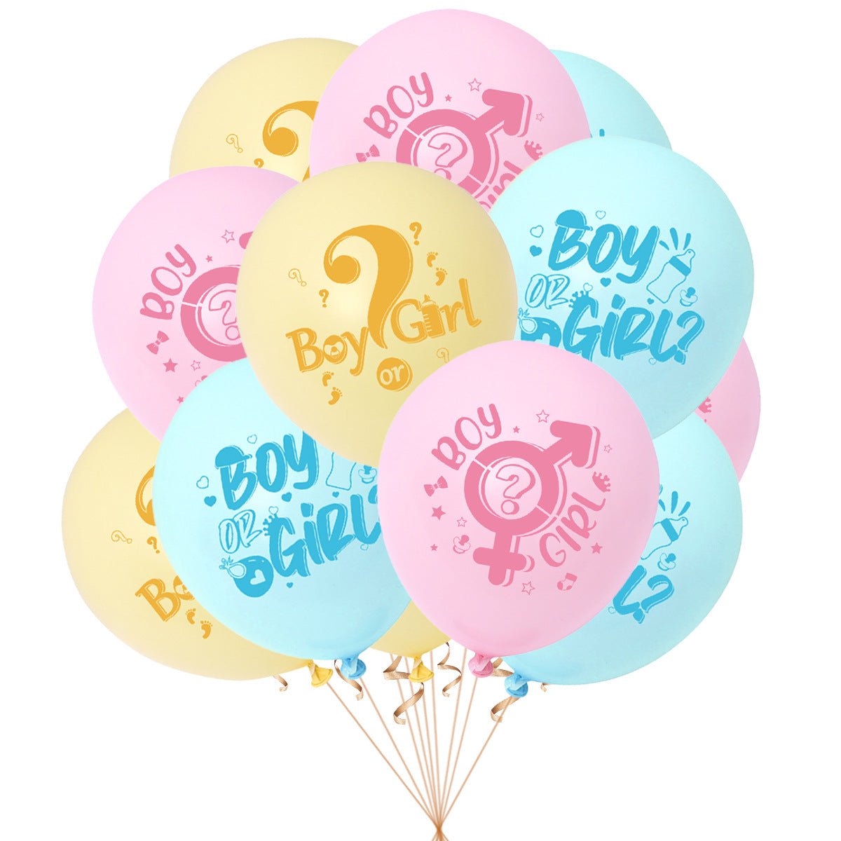 Gender Reveal Boy or Girl Birthday Party Decorations Set – view 5