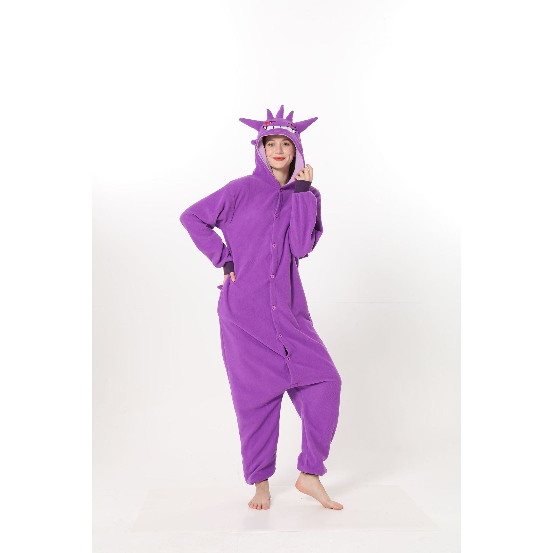 Purple Shadow Monster Kigurumi Onesie Pyjamas