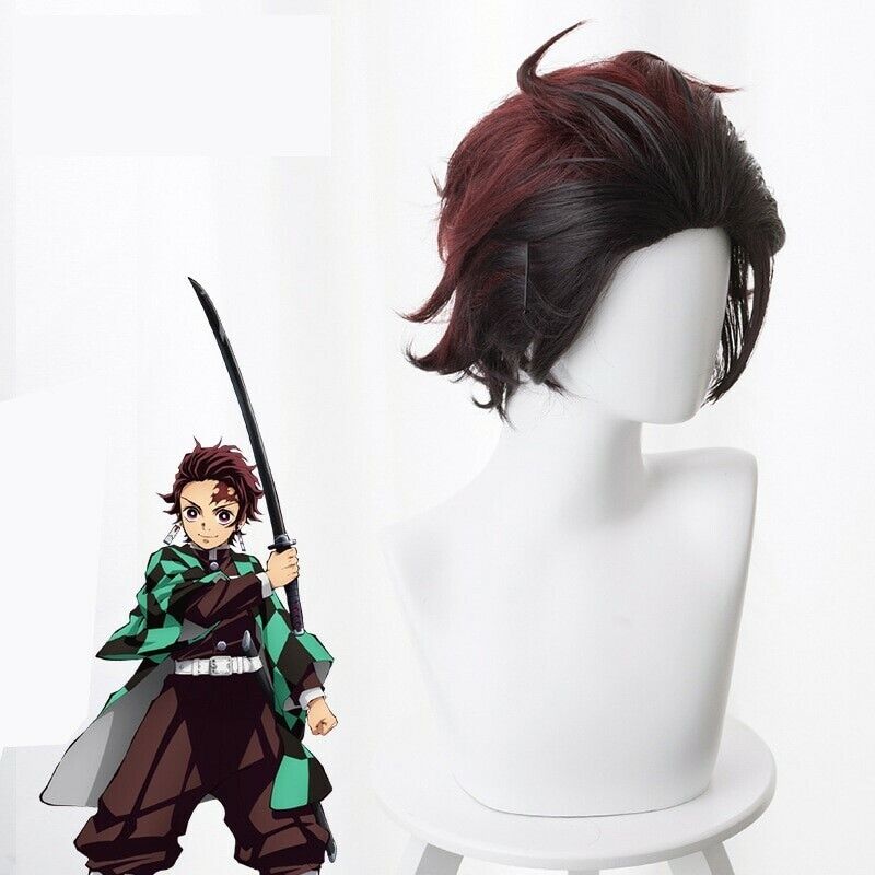 Green Checkered Warrior Anime Costume