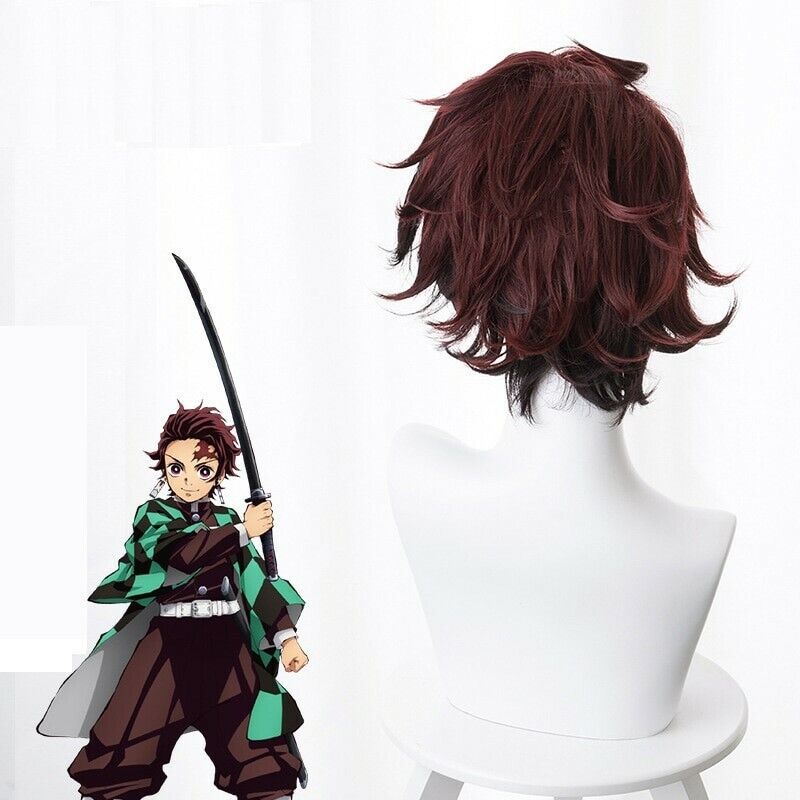 Green Checkered Warrior Anime Costume