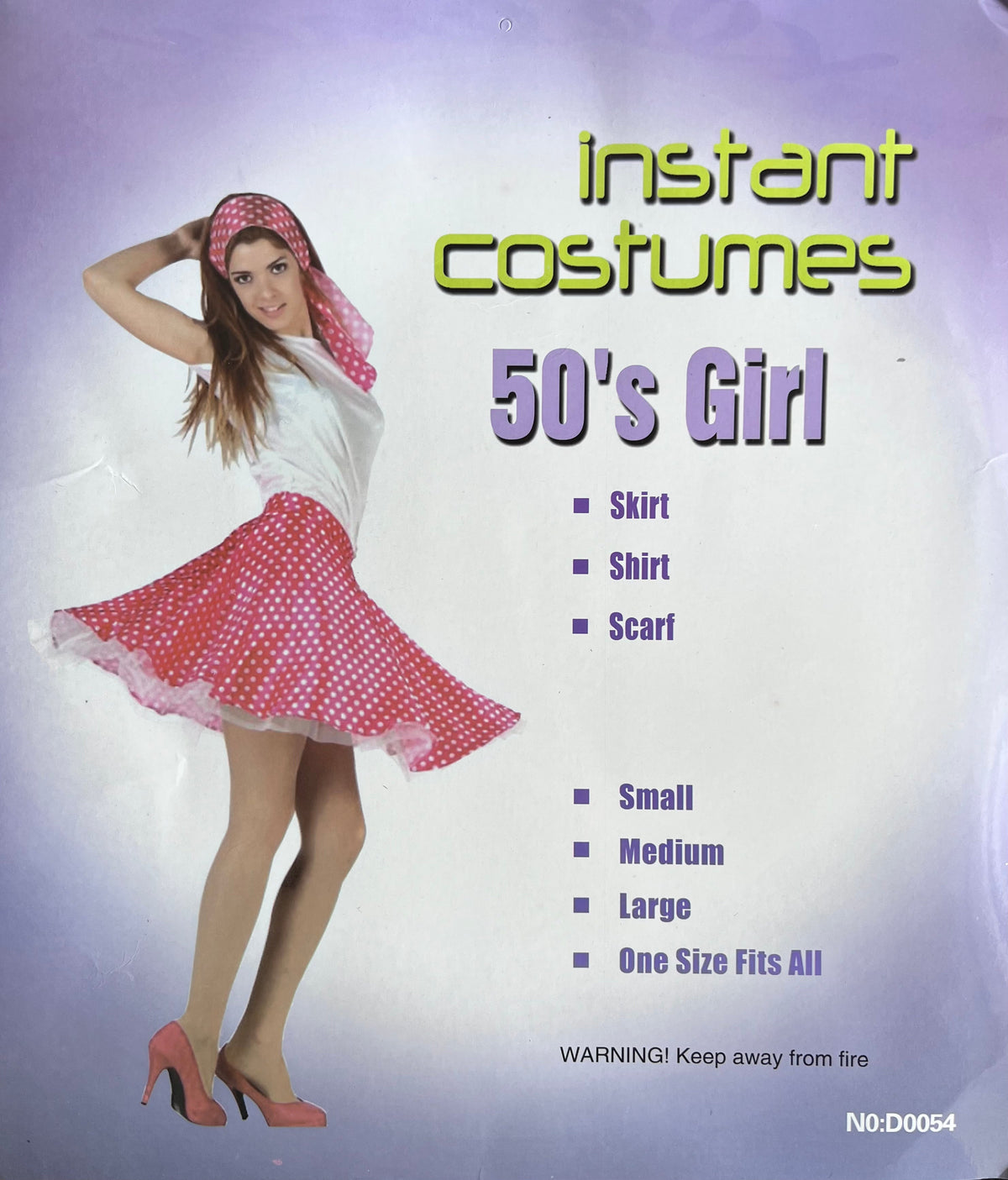 Kids & Adults 1950s Girl Costume