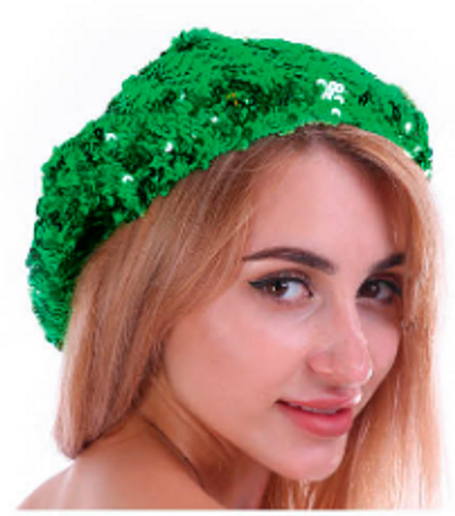 Sequin Beret Hat – view 2