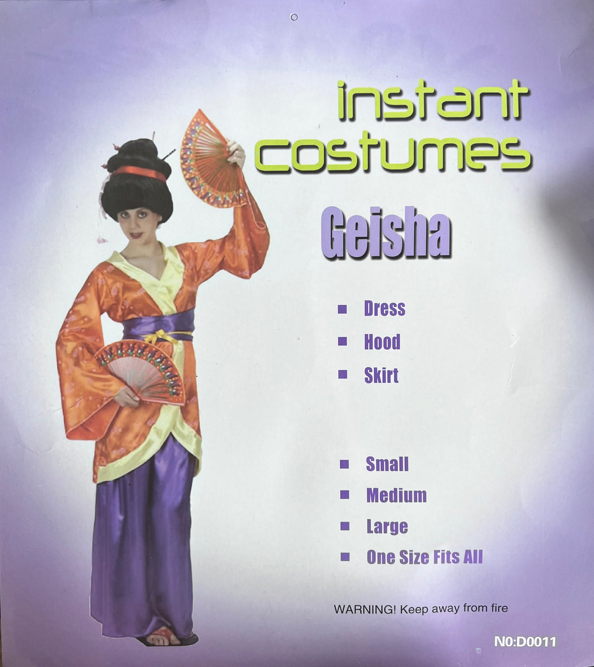 Adult Geisha Japanese Costume
