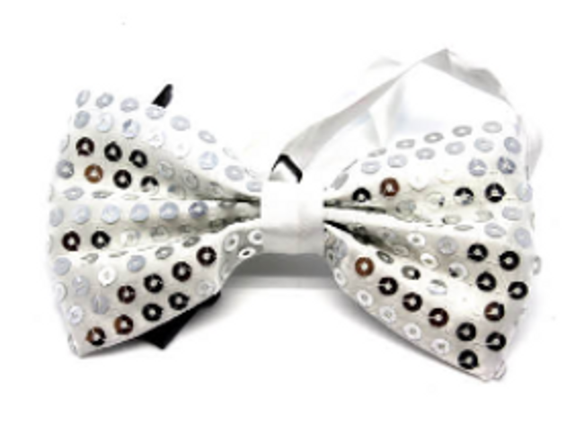 Sequin Bow Tie