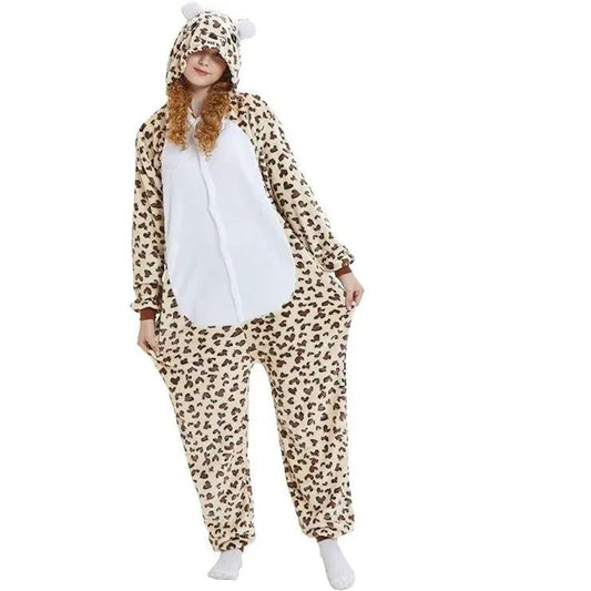 Leopard Bear Kigurumi Onesie Pyjamas