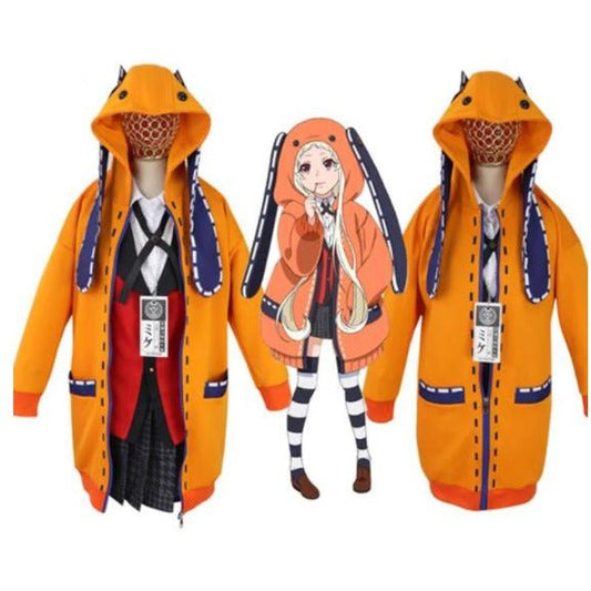 Yellow Hoodie Schoolgirl Costume