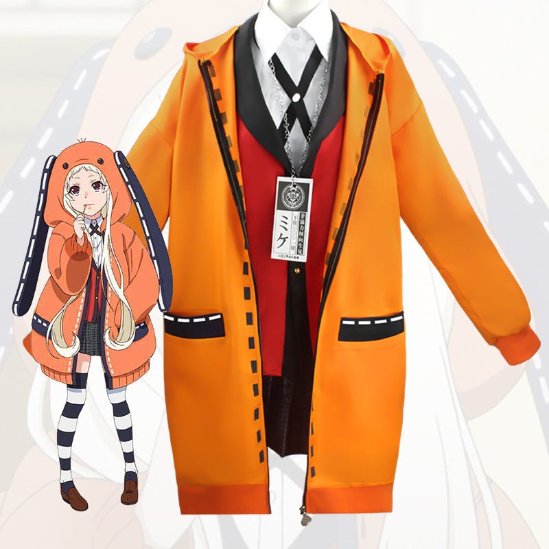 Yellow Hoodie Schoolgirl Costume